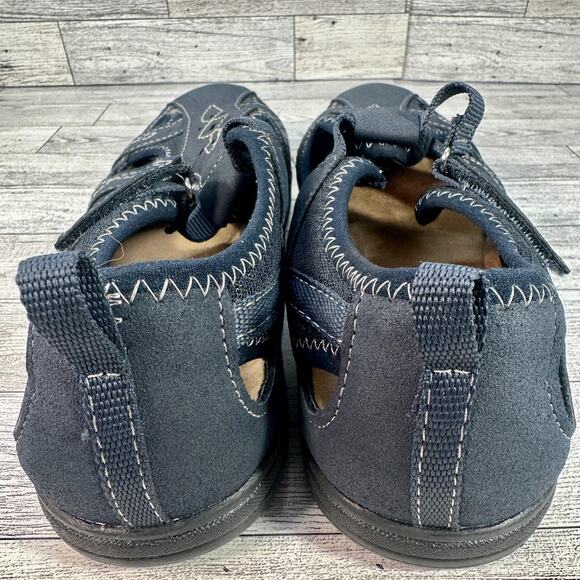 Earth Origins Shoes Womens Size 10 Navy Eliah Mary Jane Comfort Sandals Walking - Picture 14 of 15